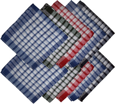 Mohprit Kitchen kapda (Napkin) Set Of 10 Multi Color Multicolor Cloth Napkins(10 Sheets)