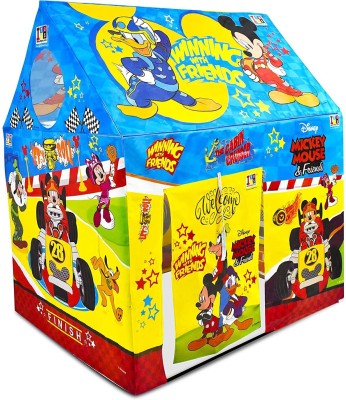 Muren Collection Mickey Mouse & Friends Playhouse Pipe Tent for Kids - Blue Yellow(Multicolor)