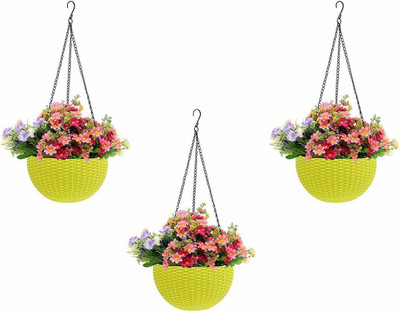 Abasr Plant Container Set(Pack of 3, Plastic)