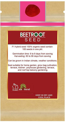 ActrovaX BEET ROOT [2000 Seeds] Seed(2000 per packet)