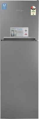 Voltas beko 270 L Frost Free Double Door Top Mount 2 Star (2020) Refrigerator  (Silver, RFF293I)