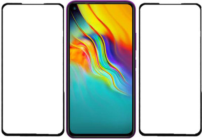 KARTRAY Edge To Edge Tempered Glass for Infinix Hot 9(Pack of 2)