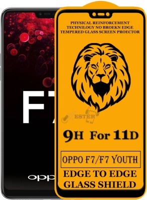 XRENGTH Edge To Edge Tempered Glass for OPPO F7(Pack of 1)