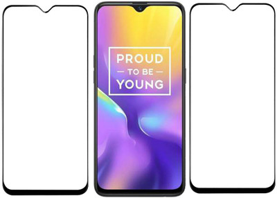 KARTRAY Edge To Edge Tempered Glass for Realme U1(Pack of 2)