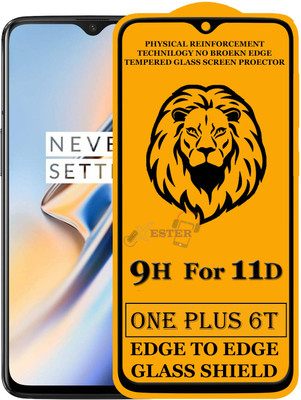 Xester Edge To Edge Tempered Glass for OnePlus 6T(Pack of 1)
