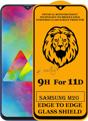 Xester Edge To Edge Tempered Glass for Samsung Galaxy M20(Pack of 1)