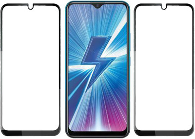 KARTRAY Edge To Edge Tempered Glass for Vivo Y17(Pack of 2)
