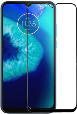 KARTRAY Edge To Edge Tempered Glass for Motorola Moto G8 Power Lite(Pack of 1)