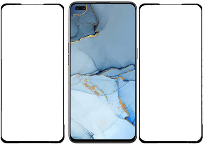KARTRAY Edge To Edge Tempered Glass for Oppo Reno3 Pro(Pack of 2)