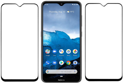 KARTRAY Edge To Edge Tempered Glass for Nokia 6.2(Pack of 2)