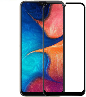 KARTRAY Edge To Edge Tempered Glass for Samsung Galaxy A20(Pack of 1)