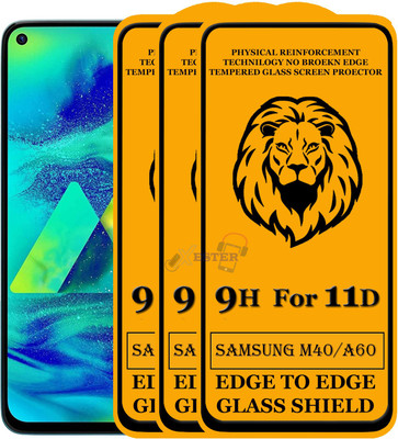 Xester Edge To Edge Tempered Glass for Samsung Galaxy M40(Pack of 3)