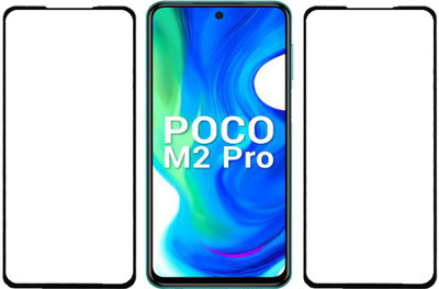 KARTRAY Edge To Edge Tempered Glass for Poco M2 Pro(Pack of 2)