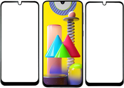 KARTRAY Edge To Edge Tempered Glass for Samsung Galaxy M31(Pack of 2)