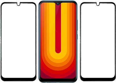 KARTRAY Edge To Edge Tempered Glass for Vivo U10(Pack of 2)