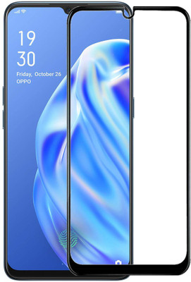 KARTRAY Edge To Edge Tempered Glass for Oppo F15(Pack of 1)