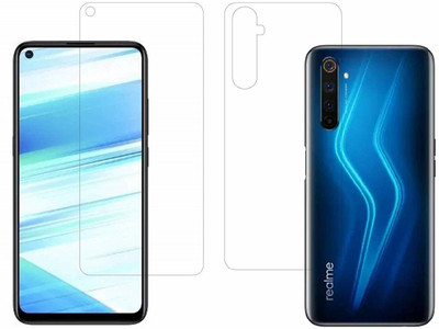 ELEF Edge To Edge Tempered Glass for Realme 6(Pack of 2)