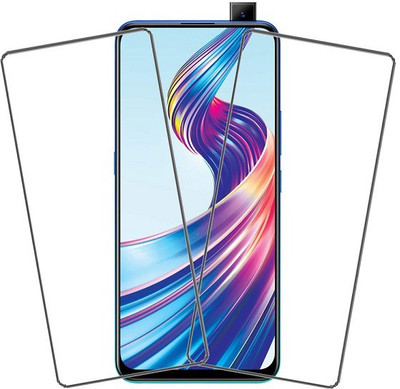KARTRAY Tempered Glass Guard for Vivo V15(Pack of 2)