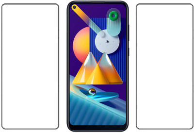 KARTRAY Tempered Glass Guard for Samsung Galaxy M11(Pack of 2)