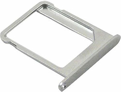Spares4ever Sim Card Tray(Compatible With Apple iPhone 4S Silver)