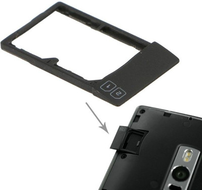 Spares4ever Sim Card Tray(Compatible With Oneplus 2 Black)