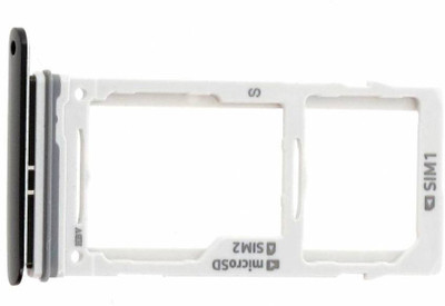 Spares4ever Sim Card Tray(Compatible With Samsung Galaxy S10 Plus Black)