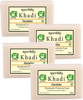 Ayurdaily Natural Jasmine Soap(4 x 125 g)