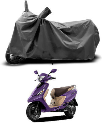 ANTHUB Two Wheeler Cover for TVS(Grey)
