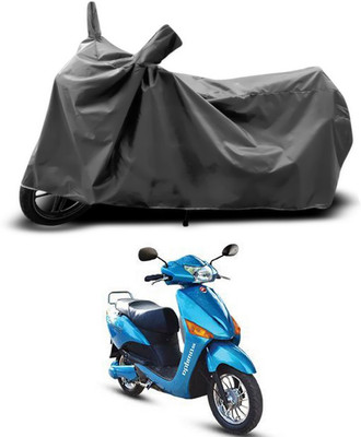 THE REAL ARV Waterproof Two Wheeler Cover for Hero(Electric Optima, Grey)