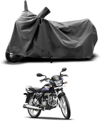 SEBONGO Two Wheeler Cover for Hero(Splendor Pro, Grey)