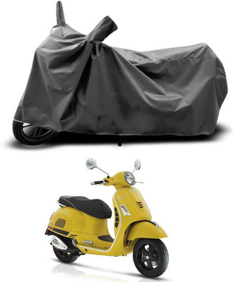 SEBONGO Two Wheeler Cover for Vespa(Vespa, Grey)