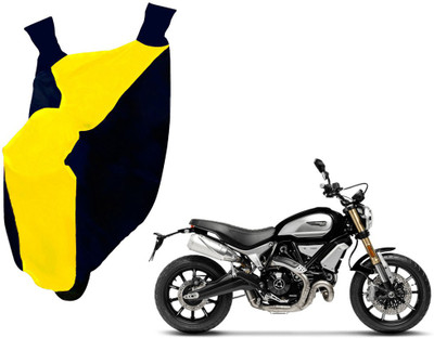 Auto Kite Two Wheeler Cover for Ducati(Scrambler, Yellow, Blue)