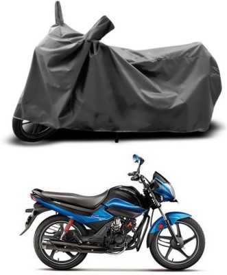 ANTHUB Two Wheeler Cover for Hero(Splendor I Smart, Grey)