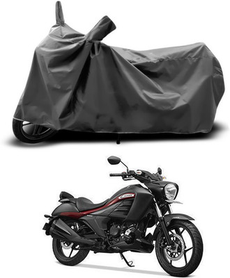 SEBONGO Two Wheeler Cover for Suzuki(Intruder, Grey)