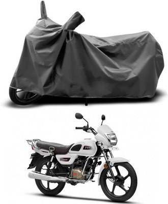 SEBOMJO Two Wheeler Cover for TVS(Radeon, Grey)