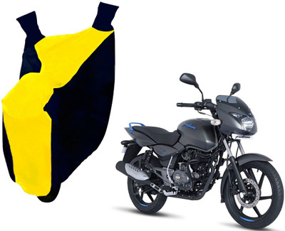 Auto Kite Two Wheeler Cover for Bajaj(Pulsar, Yellow, Blue)
