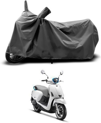 SEBONGO Two Wheeler Cover for 22Motors(Flow, Grey)