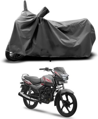 SEBONGO Two Wheeler Cover for TVS(Star City Plus, Grey)