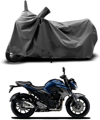 AutoGalaxy Waterproof Two Wheeler Cover for Yamaha(FZ S V3.0 FI, Grey)