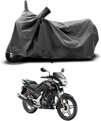 ANTHUB Two Wheeler Cover for Hero(CBZ, Grey)