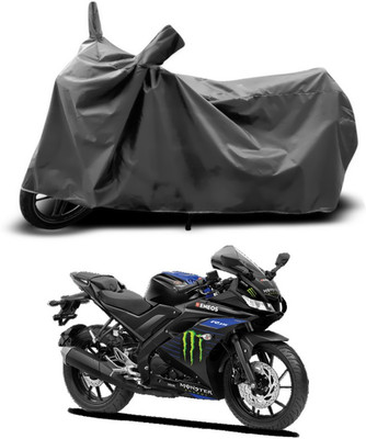 SEBONGO Two Wheeler Cover for Yamaha(R15 V3, Grey)
