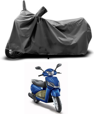 SEBONGO Two Wheeler Cover for Mahindra(Gusto, Grey)