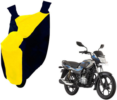 Auto Kite Two Wheeler Cover for Bajaj(Platina, Yellow, Blue)