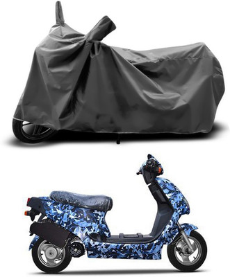 ANTHUB Two Wheeler Cover for Hero(Electric, Grey)