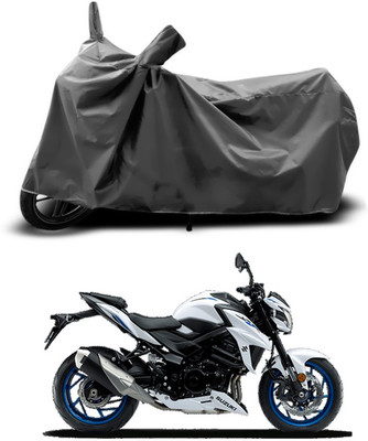 ANTHUB Two Wheeler Cover for Suzuki(GSX, Grey)