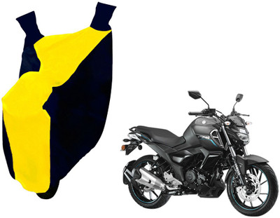 Auto Kite Two Wheeler Cover for Yamaha(FZ, Yellow, Blue)