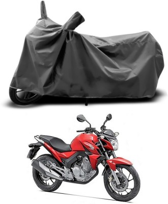 ANTHUB Two Wheeler Cover for Honda(CB Twister, Grey)