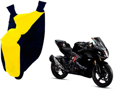 Auto Kite Two Wheeler Cover for TVS(Apache, Yellow, Blue)