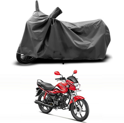 ANTHUB Two Wheeler Cover for Hero(Passion, Grey)