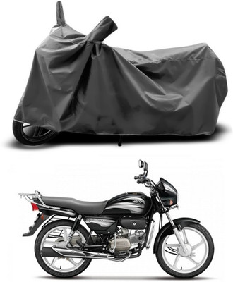 ANTHUB Two Wheeler Cover for Hero(Splendor Plus, Grey)